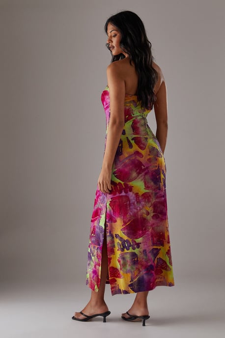 Burnout Bandeau Maxi Dress - Image 3