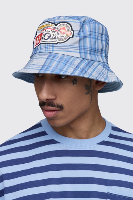 Applique Patch Bucket Hat - Image 1