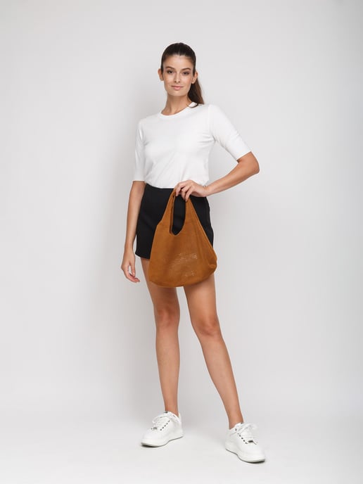 Giulia Monti Handväska Gyllene Brun - Image 5