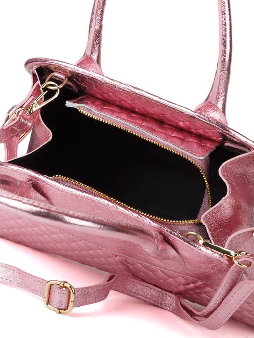 Giulia Monti Handväska Rosé Metall - Image 4