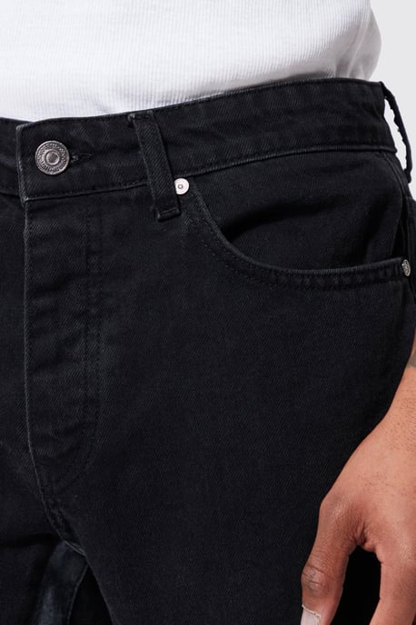 Slim Flare Applique Panel Jeans - Image 3