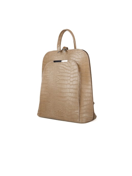 Giulia Monti Ryggsäck Grå Beige - Image 2