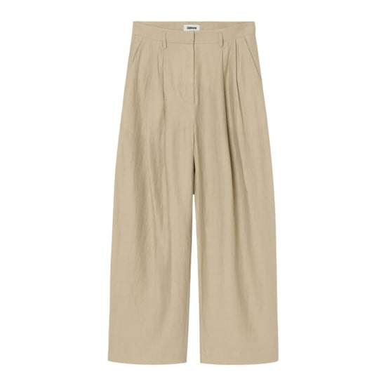 Zenggi Light linen mix jade pants pantalons x05-1006 646 - Image 1