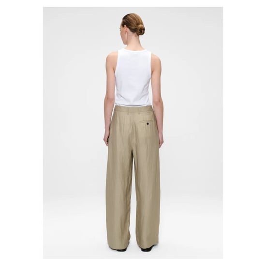 Zenggi Light linen mix jade pants pantalons x05-1006 646 - Image 2