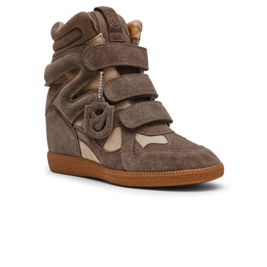 Steve Madden Mavis taupe suède dames sneaker - Image 3