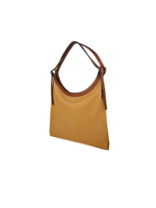 Giulia Monti Tote Bag Mosterd Goudbruin - Image 2