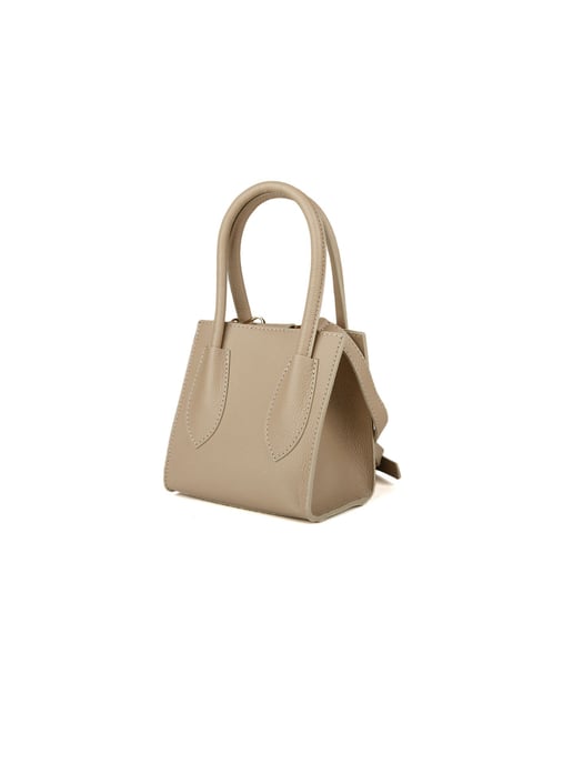 Giulia Monti Handväska Grå Beige - Image 2