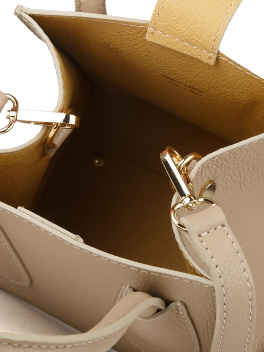 Giulia Monti Handväska Grå Beige - Image 4