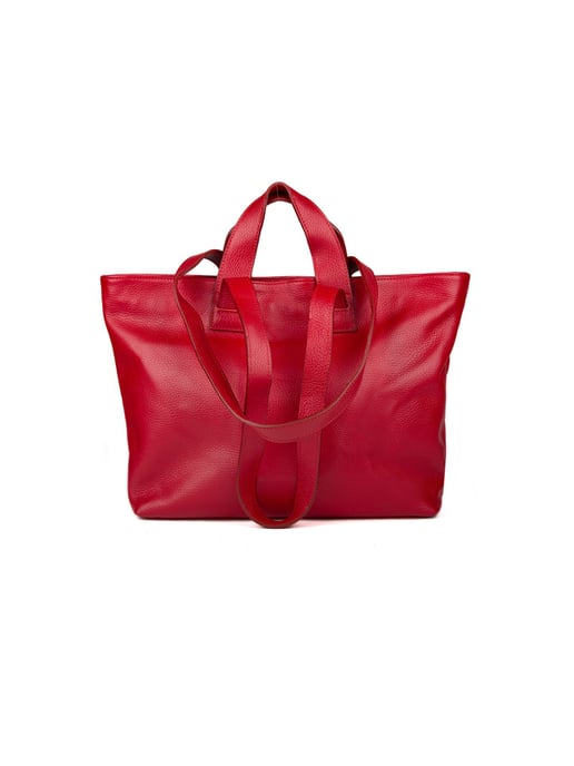 Giulia Monti Tote Bag Klassisk Röd - Image 3