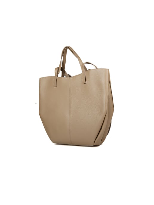 Giulia Monti Tote Bag Ljus Taupe - Image 2