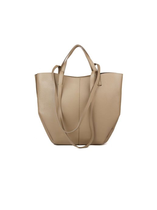 Giulia Monti Tote Bag Ljus Taupe - Image 3
