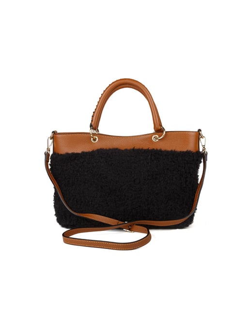 Giulia Monti Tote-väska T.Nero+Cuoio - Image 3
