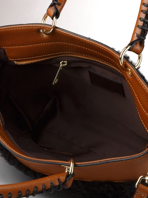 Giulia Monti Tote-väska T.Nero+Cuoio - Image 4