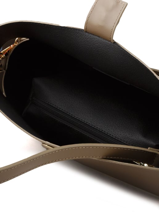 Giulia Monti Tote-väska Taupe - Image 4
