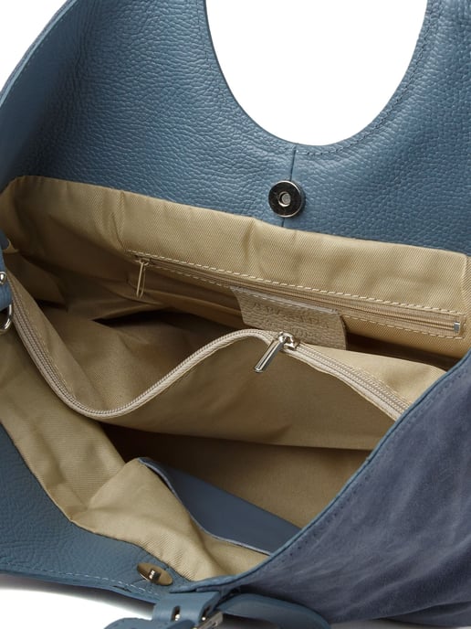 Giulia Monti Tote-väska Stålblå - Image 4