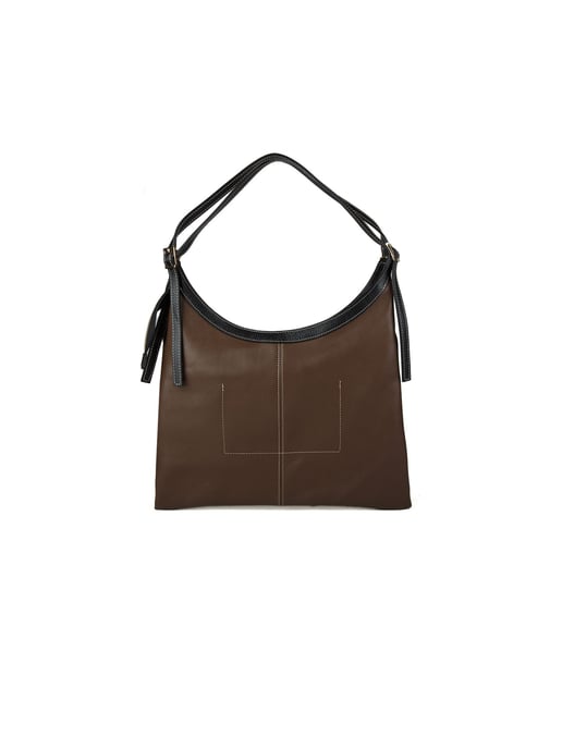 Giulia Monti Tote-väskan Brun Svart - Image 3