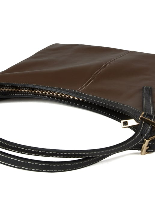 Giulia Monti Tote-väskan Brun Svart - Image 4