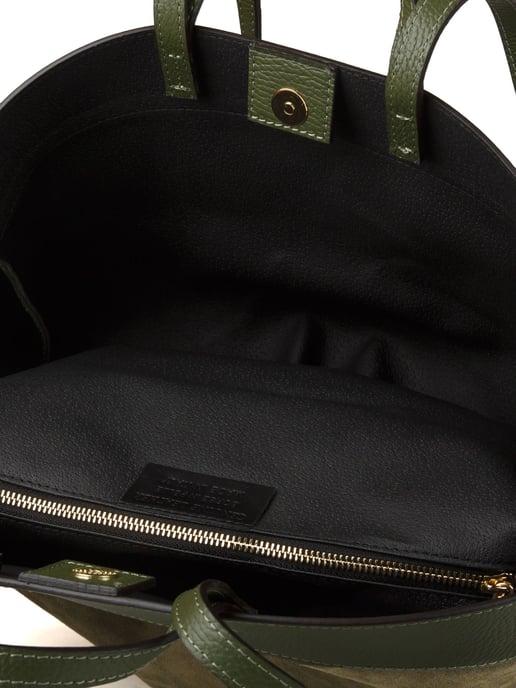 Giulia Monti Tote Bag Dark Green - Image 4