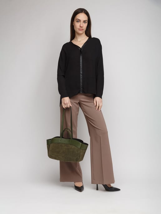 Giulia Monti Tote Bag Dark Green - Image 5