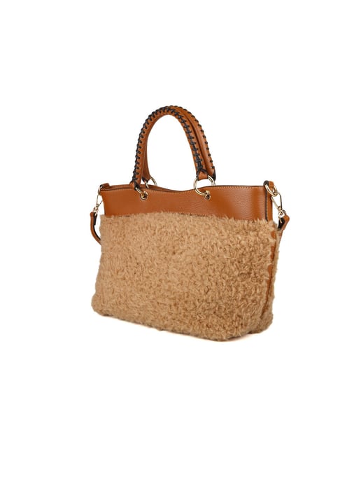 Giulia Monti Tote Bag T.Sabbia+Cuoio - Image 2