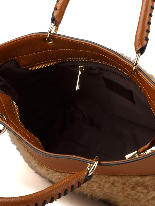 Giulia Monti Tote Bag T.Sabbia+Cuoio - Image 4