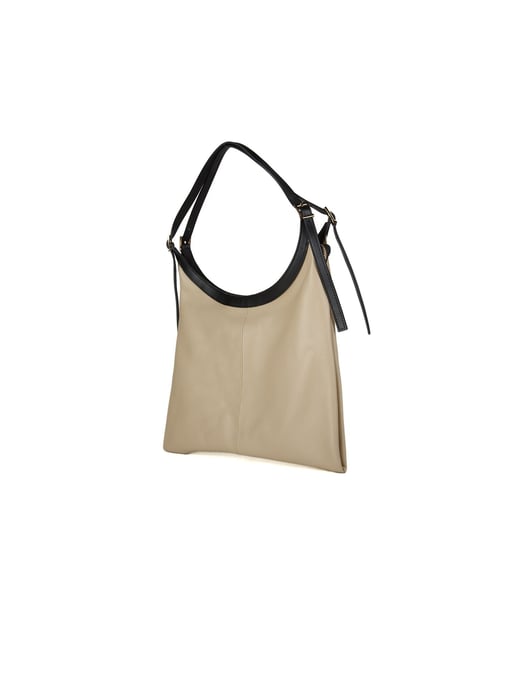 Giulia Monti Handtas Lichtbeige Zwart - Image 2
