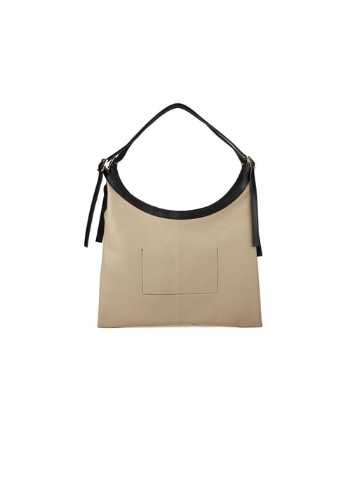 Giulia Monti Handtas Lichtbeige Zwart - Image 3