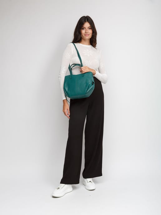 Giulia Monti Tote-väska Mörk Teal - Image 5