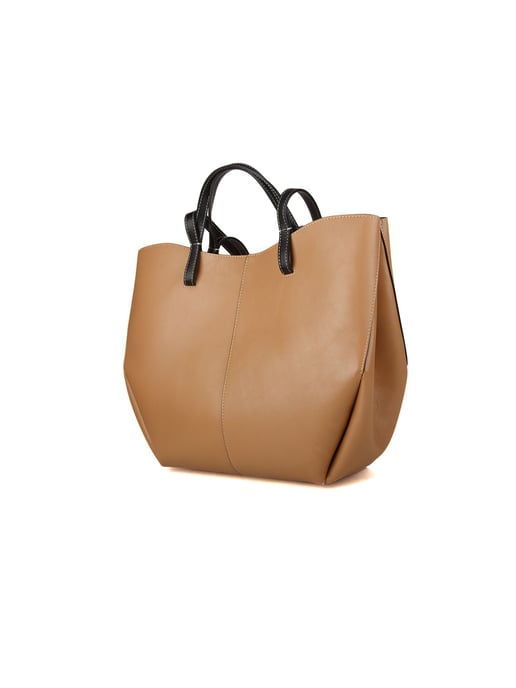 Giulia Monti Tote-väska Grå Beige Svart - Image 2