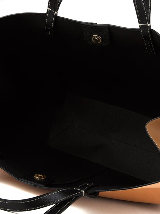 Giulia Monti Tote-väska Grå Beige Svart - Image 4