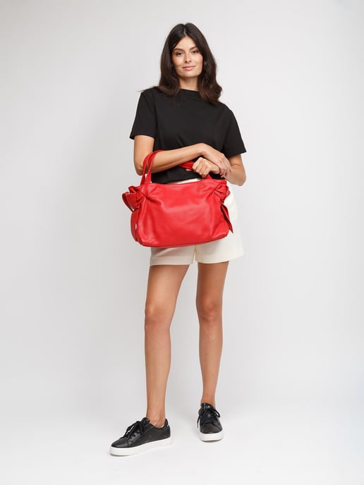 Giulia Monti Tote-väska Klassisk Röd - Image 5