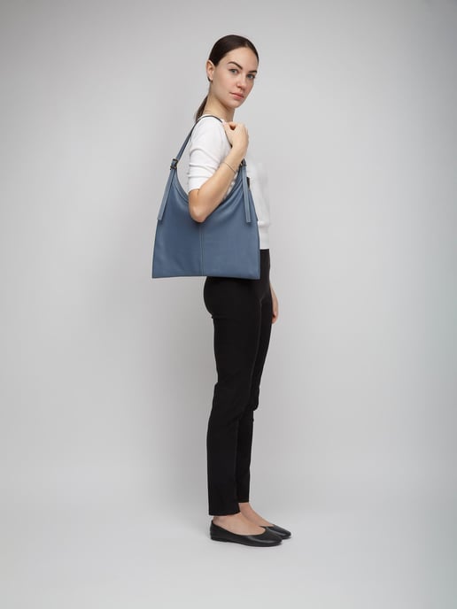 Giulia Monti Tote-väska Stålblå - Image 5