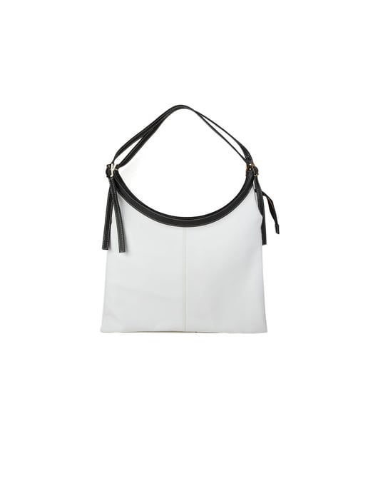 Giulia Monti Tote Bag Vit Svart - Image 1
