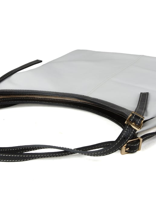 Giulia Monti Tote Bag Vit Svart - Image 4