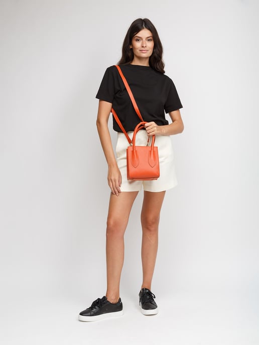 Giulia Monti Tote-väska Terrakotta - Image 5