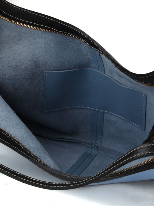 Giulia Monti Tote-väska Sky Blu Black - Image 3