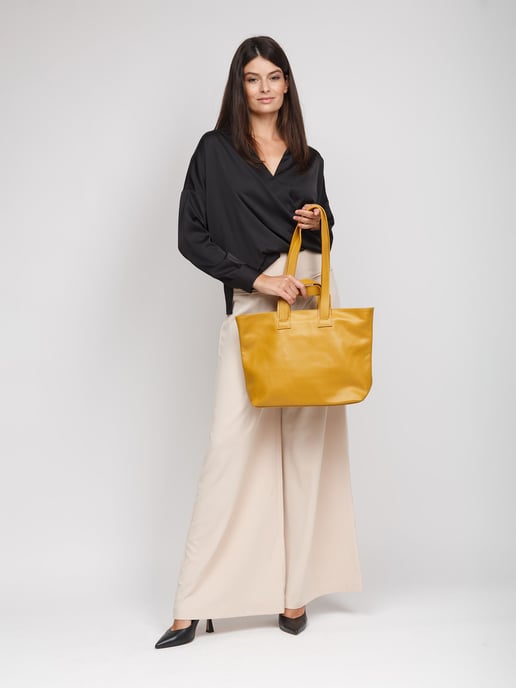 Giulia Monti Tote Bag Mosterd - Image 5