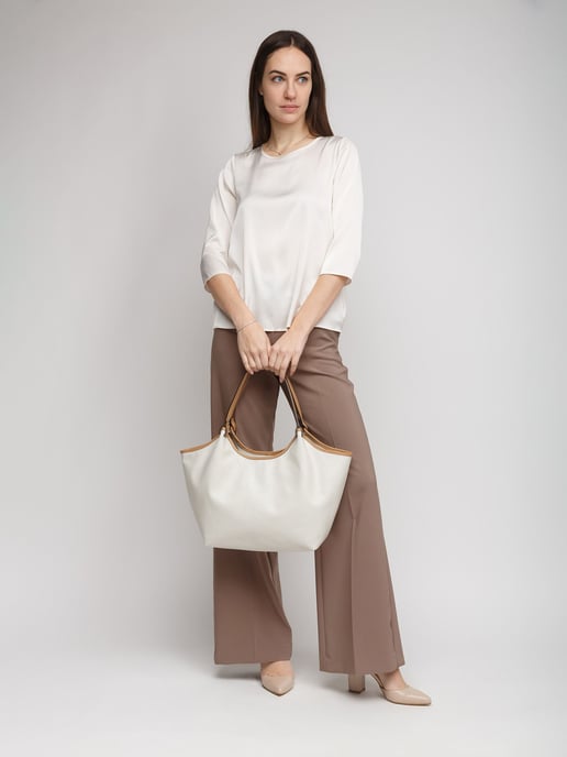 Giulia Monti Axelremsväska Ljusbeige Ljusbrun - Image 4