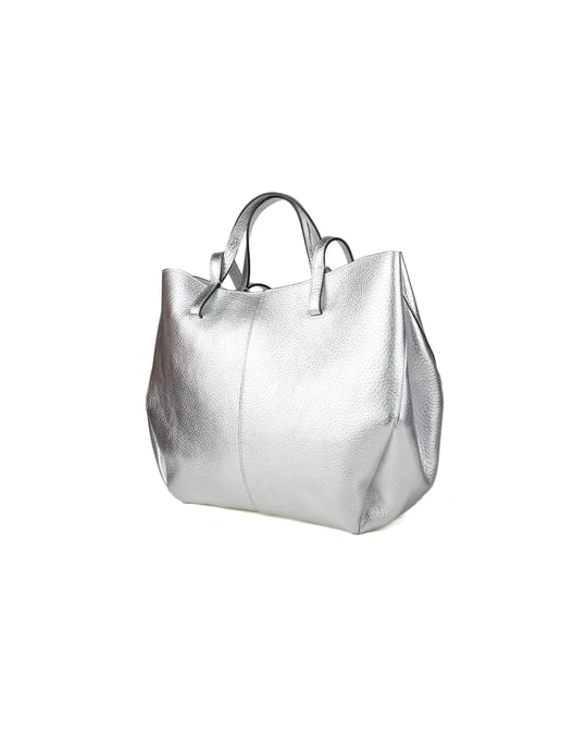 Giulia Monti Tote Bag Silver - Image 2