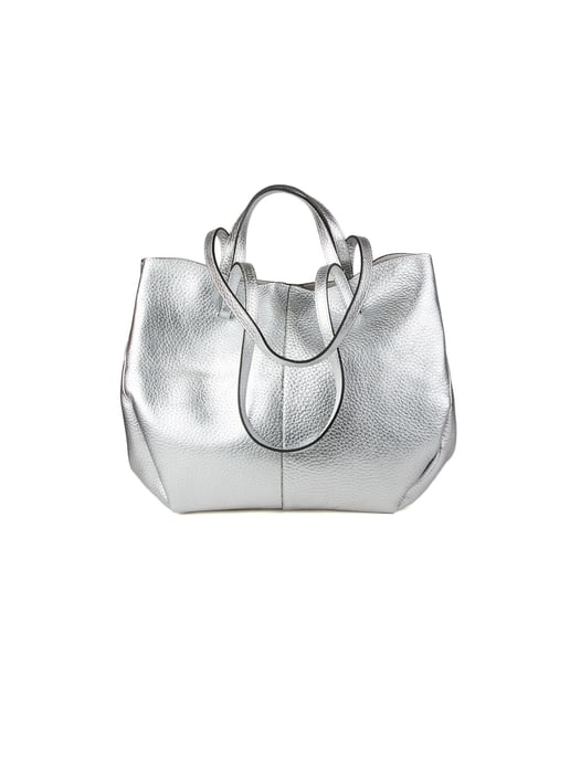 Giulia Monti Tote Bag Silver - Image 3