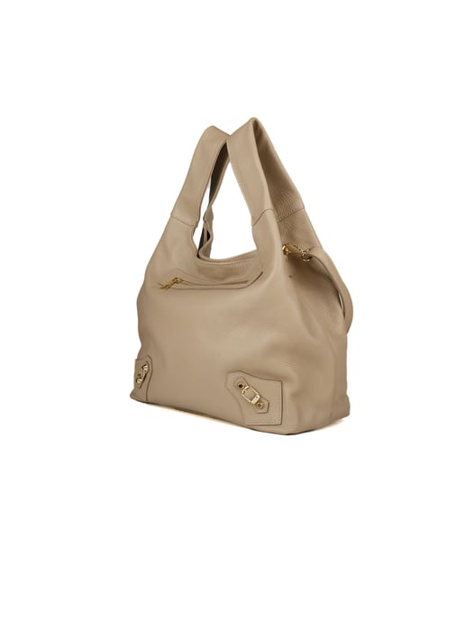 Giulia Monti Tote Väska Grå Beige - Image 2