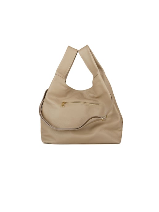 Giulia Monti Tote Väska Grå Beige - Image 3