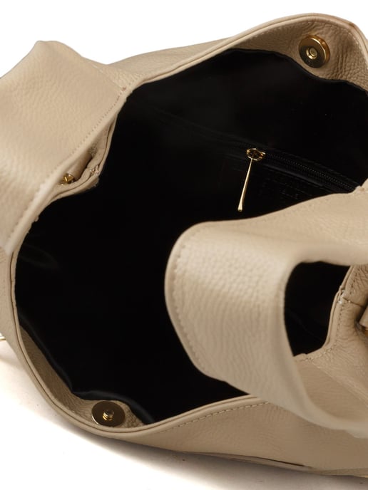 Giulia Monti Tote Väska Grå Beige - Image 4