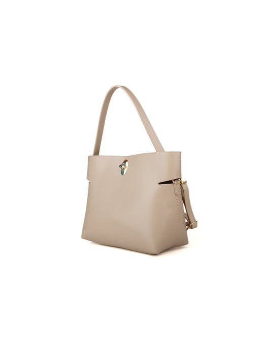Giulia Monti Tote Bag Grå Beige - Image 2