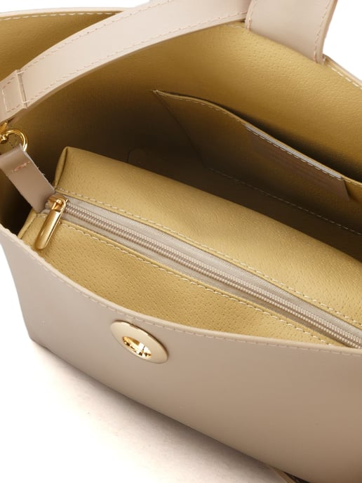 Giulia Monti Tote Bag Grå Beige - Image 4