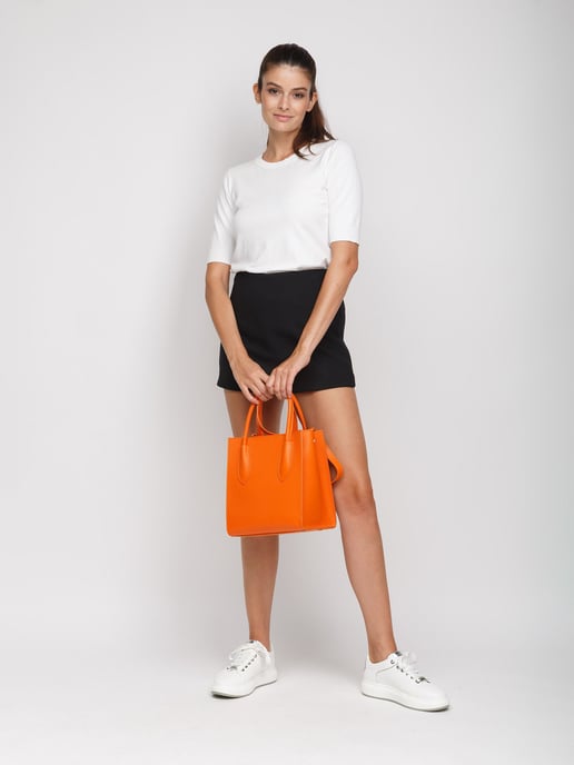 Giulia Monti Tote Bag Orange - Image 5