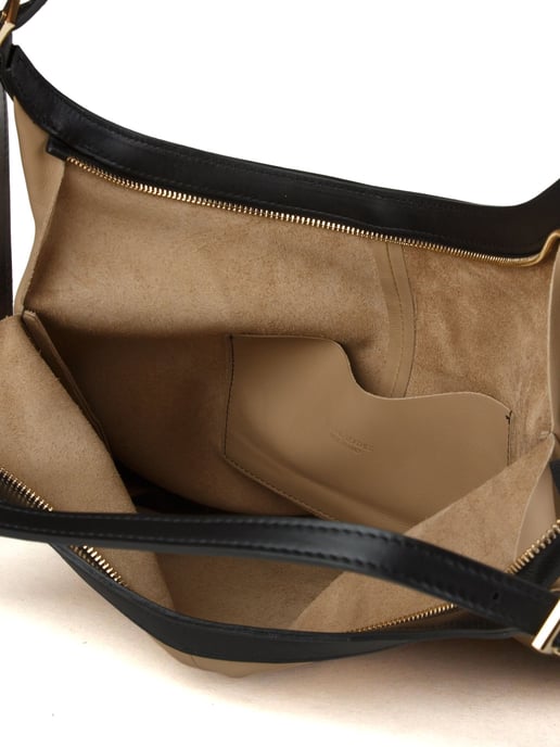 Giulia Monti Tote Bag Grå Beige Svart - Image 4