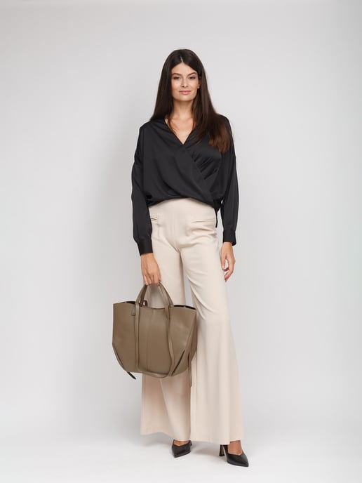 Giulia Monti Tote Bag Taupe - Image 5
