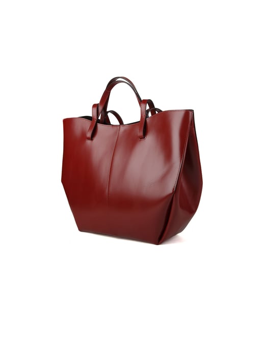 Giulia Monti Tote-väska Bordeaux - Image 2
