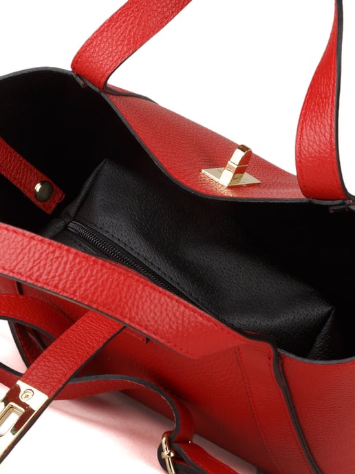 Giulia Monti Tote Bag Klassiek Rood - Image 4